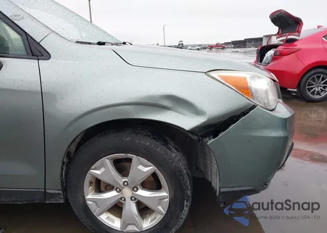 2015 Subaru Forester 2.5I из США, поврежденный, VIN JF2SJABC5FH457868